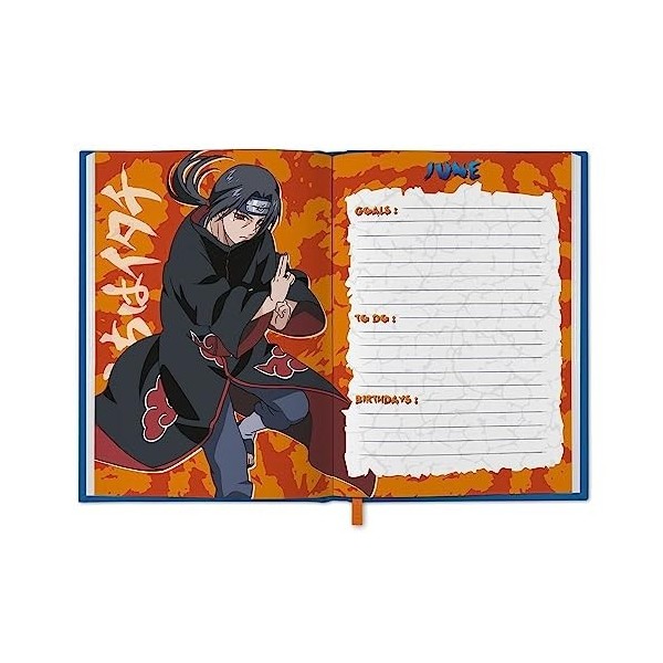 Naruto Shippuden 2024 A5 Size Diary