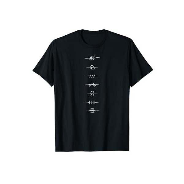 Naruto Shippuden Anti Village Symboles T-Shirt