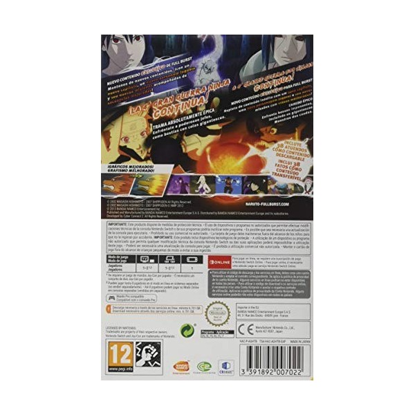 Naruto Shippuden: Ultimate Ninja Storm 3 Nintendo Switch 