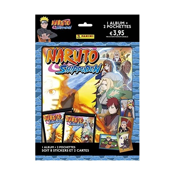 Panini Naruto Shippuden - Album avec range-cartes offert + 2 pochettes 004459SPCFGD