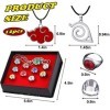KEMIN 12 Pièces Anneaux Naruto Anime,Collier Pendentif Konoha + Collier Nuage Rouge Akatsuki Unisexe Hommes et Femmes Anime A