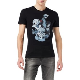 T-shirt Naruto - Kakashi, Noir, M