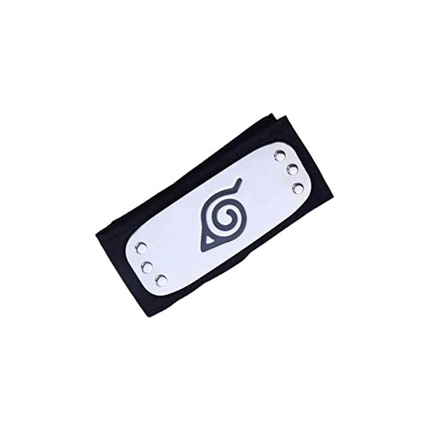 Naruto Konoha Bandeau Noir Anime Ninja