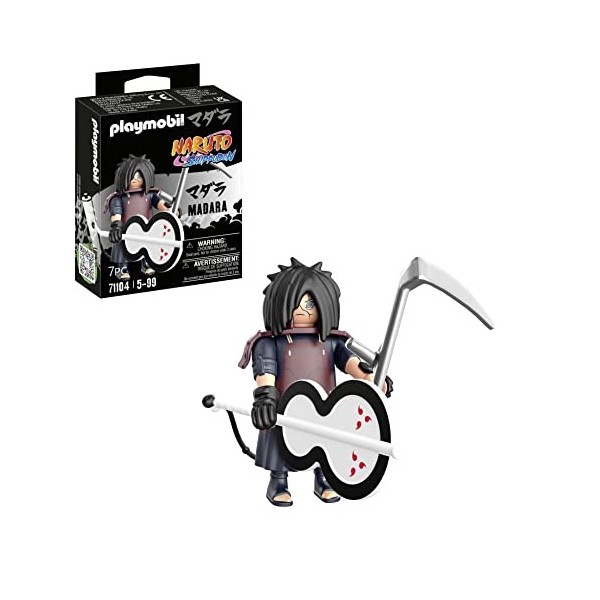 Playmobil 71104 Madara - Naruto - Héros Issu de la série danime - pour reconstituer des scènes légendaires ou Inventer de No
