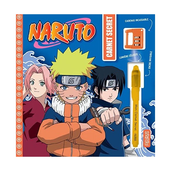 Mon carnet secret Naruto, Sakura, Sasuke