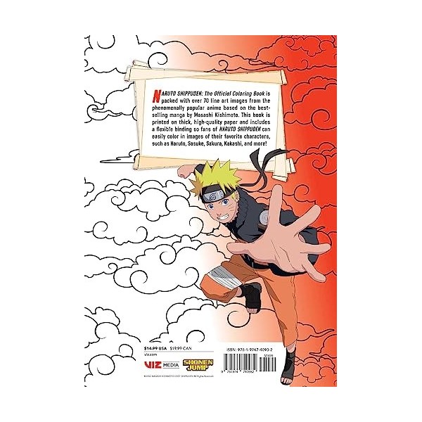 NARUTO SHIPPUDEN: The Official Coloring Book