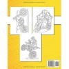 Moto Livre de Coloriage: Illustrations de motos, motocross, cascades à colorier pour enfants et pour adolescents passionés de