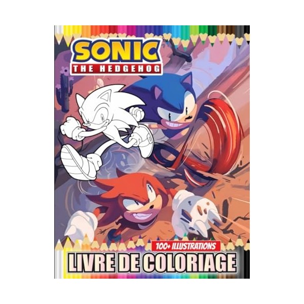 Livre de coloriage Sᴏníᴄ: [NOUVEAU 2024] Le grand livre de coloriage pour enfants et adolescents.