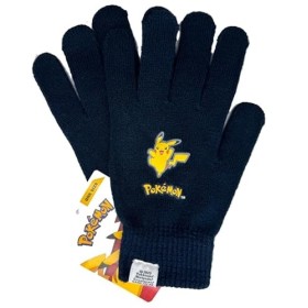 Gants dhiver pour enfants 2 pièces hiver unisexe taille unique pour POKEMON Bleu