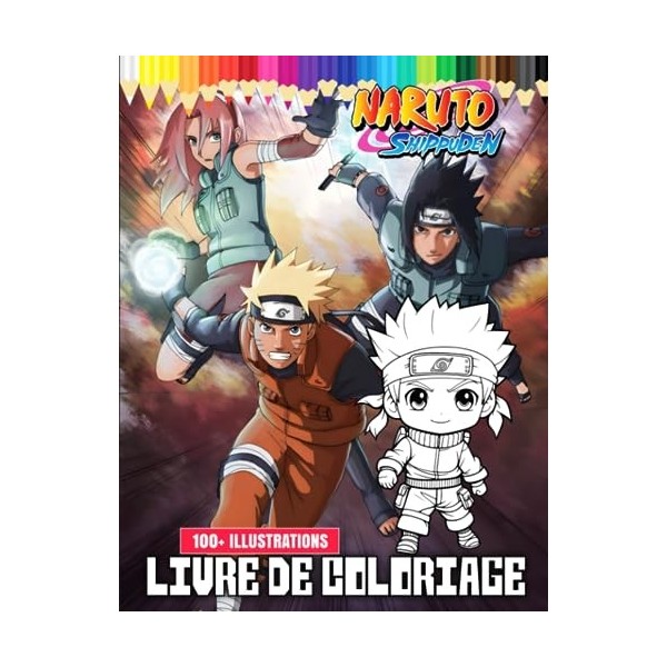 Livre de coloriage Nᴀʀúᴛᴏ: El gran libro para colorear con más de 100 ilustraciones hermosas y únicas para niños, adolescente