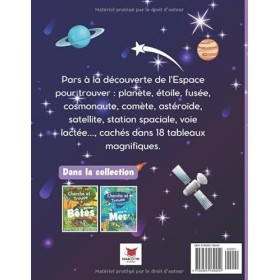 Cherche et Trouve dans lEspace: Cachés dans l’espace, Mais Où se Cachent dans l’Univers les Planètes, la Lune, la Fusée…? Ac