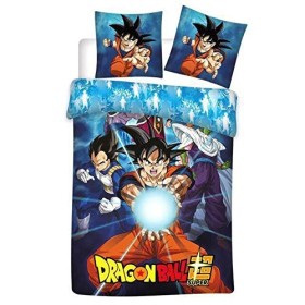 Difuzed AYMAX S.P.R.L. Dragonball Super Parure de lit Réversible - Housse de Couette 140x200 cm + Taie 63x63 cm