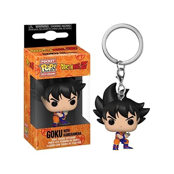 Funko Pop! Keychain: DBZ - Goku with Kamehameha - Dragon Ball Z - Mini-Figurine en Vinyle à Collectionner Porte-clés Fantaisi