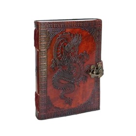 Dragon Ball Z Shenron Carnet de croquis en cuir vierge grimoire Livre des ombres