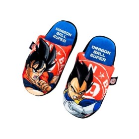 Dragon Ball Z Pantoufles de Maison, Chaussons Souples, Goku Pantoufles Semelle Antidérapante, Cadeau pour Garçons | EU 32/33