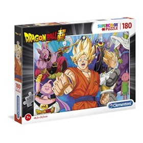 Clementoni- Dragon Ball Supercolor Puzzle Ball-180, 29755, Multicolore, 180 Pièces