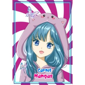 Carnet Mangas : carnet de dessin mangas, A4 100 grandes pages blanches vierges : Carnet de croquis manga dessin- Anime Carne