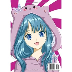 Carnet Mangas : carnet de dessin mangas, A4 100 grandes pages blanches vierges : Carnet de croquis manga dessin- Anime Carne