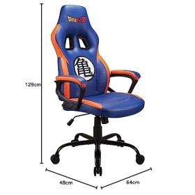 SUBSONIC Dragon Ball Z original Gaming-Stuhl, Kunstleder, Blue, X-Large