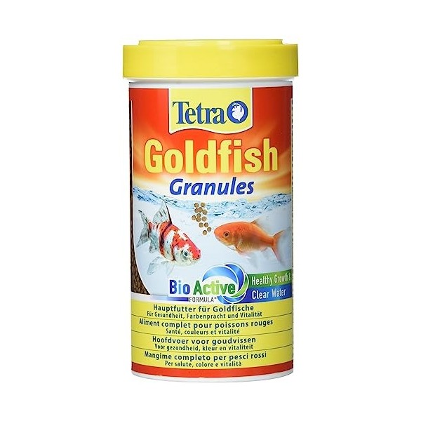Tetra Goldfish - Aliments Premium Complet pour tous les Poissons Rouges - Favorise la Croissance la santé et la Longévité - R
