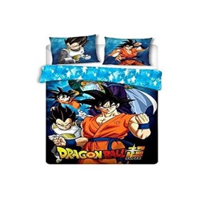 Difuzed AYMAX S.P.R.L. Dragonball Super Parure de lit en Coton avec Housse de Couette 140 x 200 cm et taie doreiller 65 x 65