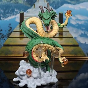 Dragon Ball Z Figures Shenron Dragonball Z Figurines Set ESFERAS Del Dragon BALLES FIGURAS DBZ avec étagère de Montagne, 15 c