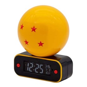Teknofun Enceinte et Réveil numérique Dragon Ball Z Boule de Cristal Jaune/Rouge/Noir