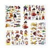 Tatouage Dragon,4 Feuilles 100pcs de tatouages temporaires pour Enfants Garçons et Filles de Fête dAnniversaire dAutocollan