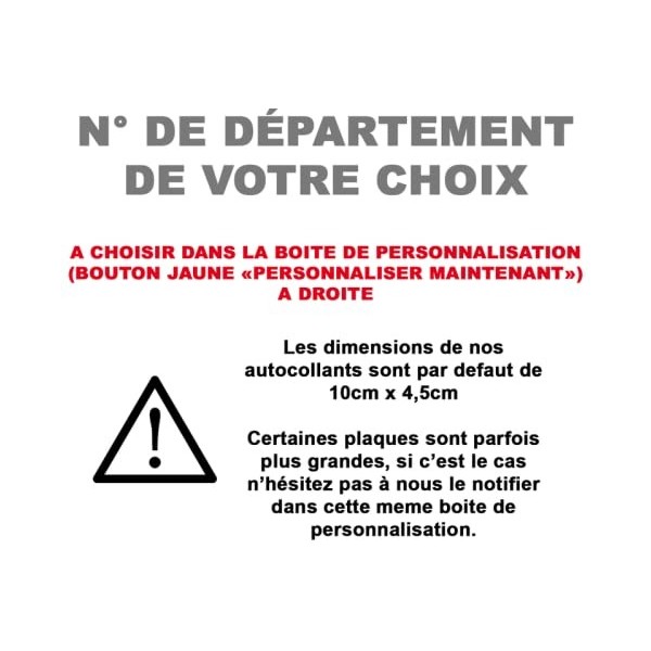 HADEXIA Pack 2 Paires Autocollant Stickers Plaque dimmatriculation Premium Dragon Ball Z Noir - Numéro Personnalisé