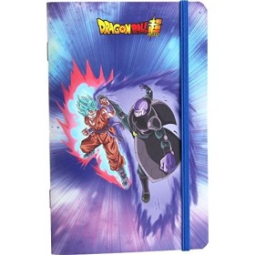 Clairefontaine 812765C - Un Carnet Piqué motif "Dragon Ball Super" - 11x17 cm, 96 Pages lignées papier blanc 90g, Fermeture à