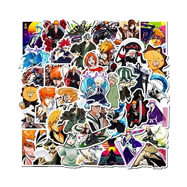 Lot de 100 autocollants DRAGON Z anime pour ordinateur portable, pare-chocs, planche à roulettes, bouteilles deau, ordinateu