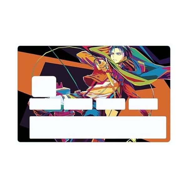 Sticker pour carte bancaire, Manga boy - Différenciez et décorez votre carte bancaire suivant vos envies - Créé et fabriqué i