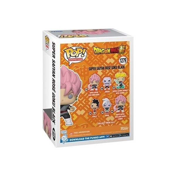 Funko Pop Dragon Ball Super Saiyan Rosé Goku Black 1279 Pop Exclusive Edition Pop Anime Figurine Dragon Ball Z - Brille dans