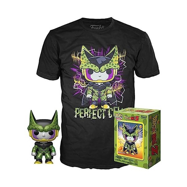 Dragon Ball Z - Perfect Cell - Pop! & T-Shirt Homme Funko Pop! Standard M 100% Coton