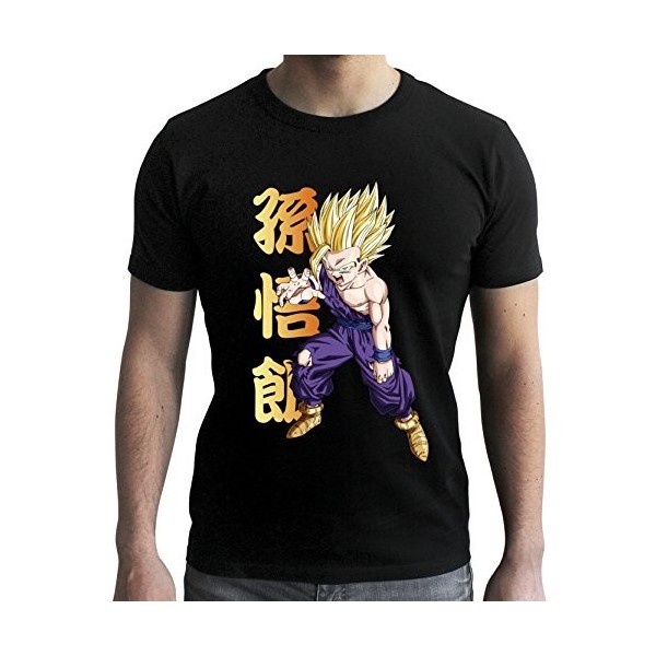 ABYSTYLE - Dragon Ball - Tshirt Gohan Homme Black L 