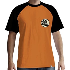 ABYstyle Dragon Ball Z - Symbole Kame Homme T-Shirt Manches Courtes Orange/Noir L