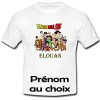 GRAVOPHOTO - Tshirt personnalisé Dragonball Z GT prénom et Taille au Choix