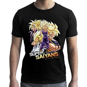 ABYSTYLE - Dragon Ball - Tshirt Saiyans Homme Black M 