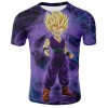 WANHONGYUE Anime Dragon Ball Z Goku 3D Imprimé T-Shirt Cosplay Vêtements Manche Courte Eté Pull Tee Top Shirts 10 L