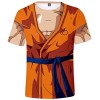 Silver Basic T-Shirt à Manches Courtes Drangon Ball Super Enfant Garçon Tops Sport Son Goku Saiyan Vegeta 3D Impression XXS,S