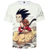 Silver Basic T-Shirt à Manches Courtes Drangon Ball Super Enfant Garçon Tops Sport Son Goku Saiyan Vegeta 3D Impression XXS,S