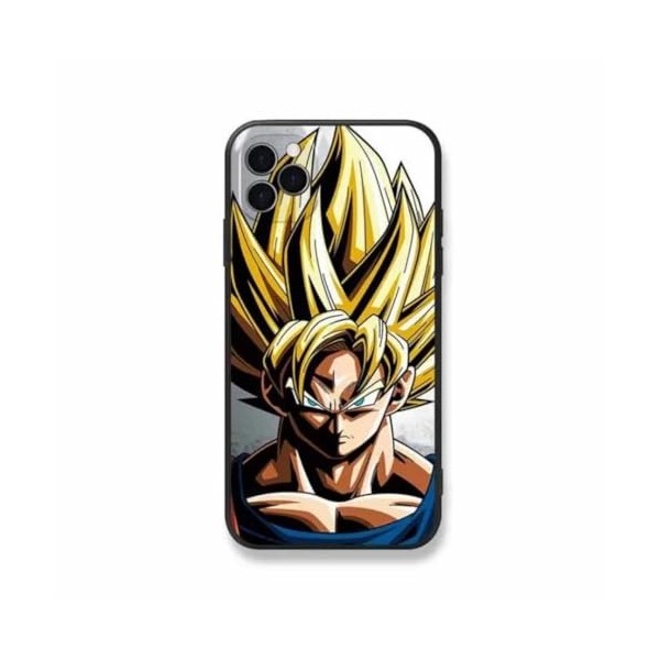 Smart Purchase Coque Iphone Goku Super Saiyan Anime Manga Dragon Ball Z | Compatible iPhone 11 à 14 Pro Max | Étui Robuste & 