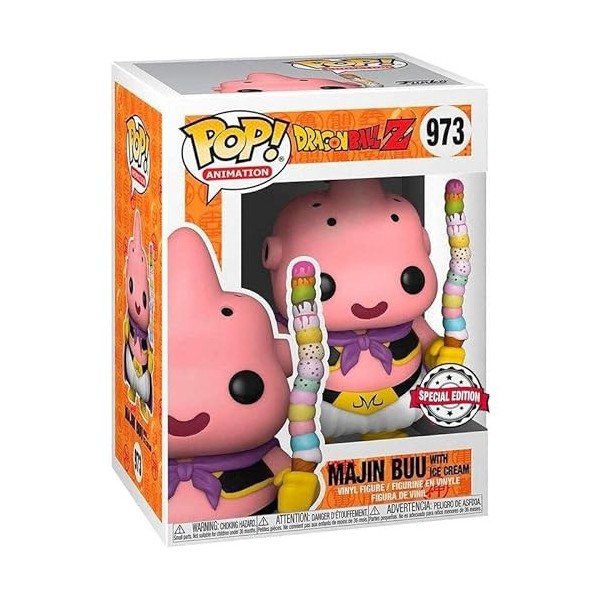 Funko Tees Dragon Ball Z - Booble Head Pop N° XX- Buu avec Glace + T-Shirt L 