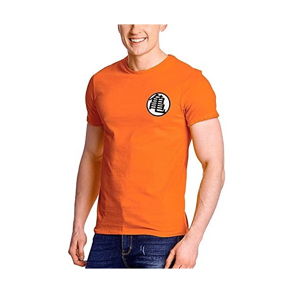 TusPersonalizables.com T-shirt Dragon Ball - Logo de lécole Tortue - Kame House - Roshi, orange, M