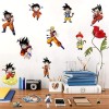 Grenric Dragon Ball Sticker mural pour chambre à coucher, arrière-plan pour chambre denfant, décoration murale autocollante,