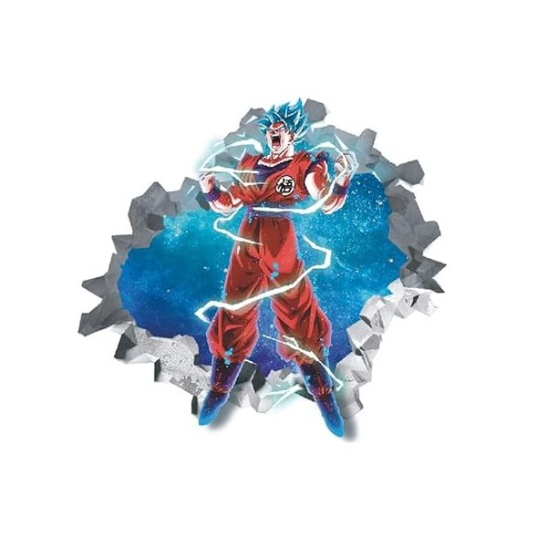 Grenric Dragon Ball Sticker mural pour chambre à coucher, arrière-plan pour chambre denfant, décoration murale autocollante,