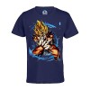 French Unicorn T-Shirt Enfant Mixte Goku Super Saiyan Kameha Dragon Ball DBZ Manga