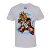 French Unicorn T-Shirt Enfant Mixte Goku Super Saiyan Kameha Dragon Ball DBZ Manga