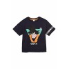 Dragon Ball Z T-Shirt Garçon, T-Shirt Coton Doux Motif Goku, T-Shirt Manches Courtes Enfant et Ado, Taille 6 Ans, Bleu