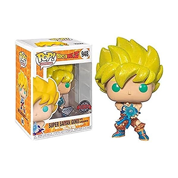 Funko Pop Dragon Ball Z Goku Kamehameha 948 – Funko Pop Exclusive Diamond Collection Edition - Funko Pop Anime Figurine Drag